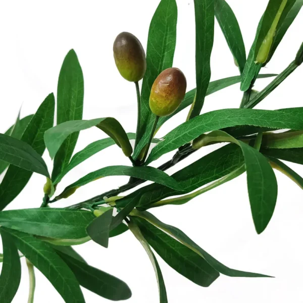 1.85m Olive Green Leaf Artificial Plant Vine Garland Hanging Wedding Arch Decoration Wreath Garden Home Floral Decor