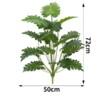 45-90cm Tropical Palm Tree Large Monstera Artificial Plants Large Coconut Tree With Foliage Wedding Home Garden Balcony Decor