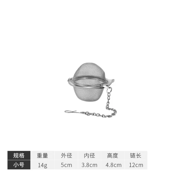 50pcs 304 Stainless Steel Seasoning Tea Ball Household Ball Hot Pot Brine Filtering Seasoning
