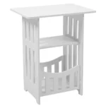 Bedside Table Furniture Decor Coffee End Small Desk Square Space Pvc Wood Plastic Board for Bedroom Tables
