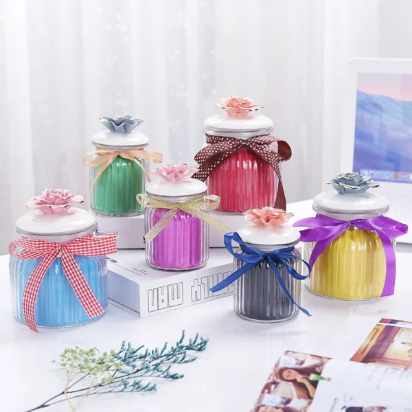 Good-looking Glass Jar With Lid 640ml Hermetic Containers for Food Storage Pots Kitchen Item Sealed Container Airtight Home