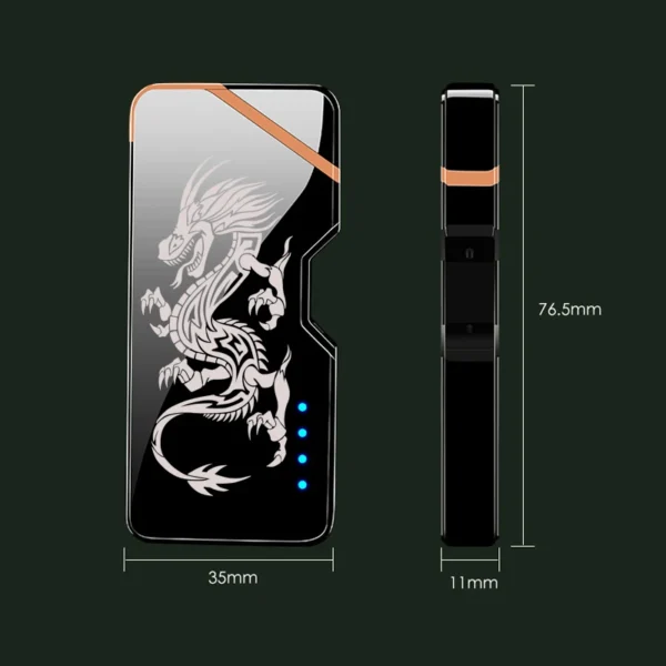 Infrared Induction Electric Lighter Novelty Windproof USB Rechargeable Cool Gadgets Technology Smart Smoking Accessories For Men
