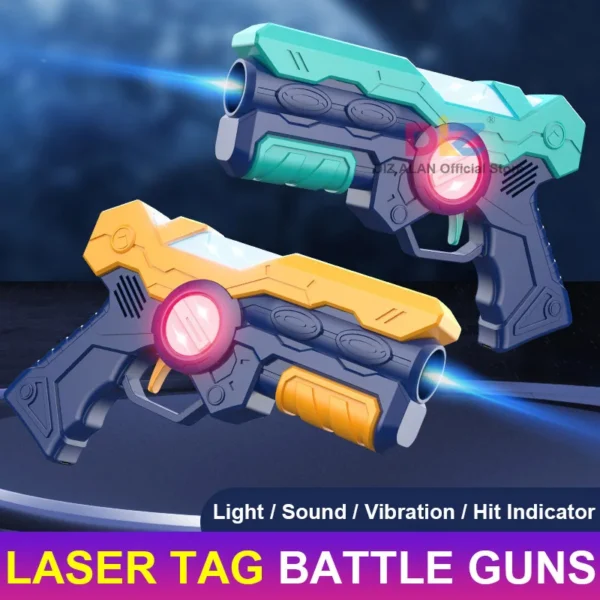 Kids Laser Tag Toy Guns Electric Infrared Gun For Child Laser Tag Battle Game Toys Weapon Pistols Gift For Boys Outdoor Games