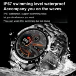LIGE 2024 Smart Watch Men Full Circle Touch Screen Bluetooth Call Men Smartwatch Waterproof Sport Activity Fitness Watch Box