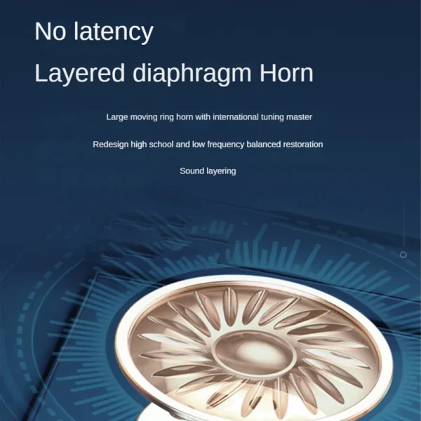 Led Display Headphones Led Power Display Hifi Stereo Sound Invisible Mini By-8 Consumer Electronics Stereo Music Headphones