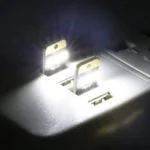 Mini Pocket Card USB Power LED Keychain Bedroom Night Light 0.2W USB LED Bulb Book Light For Laptop PC Powerbank USB Gadgets New