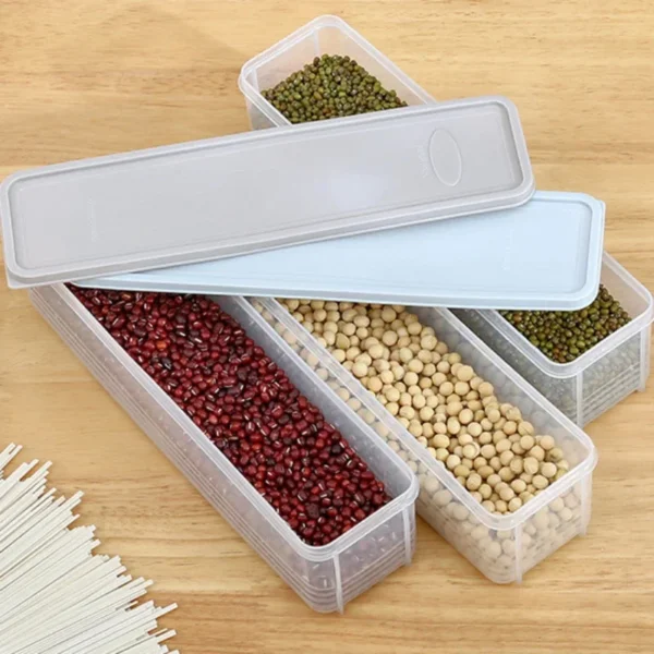 Noodle Storage Box Useful Things for Kitchen Accessory Long Noodles Crisper Box Airtight Containers for Food Item Boxes Home