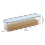 Noodle Storage Long Noodle Preservation Box Plastic Large Size Spaghetti Rectangle Large Capacity Food Sealed Box Kitchen Items