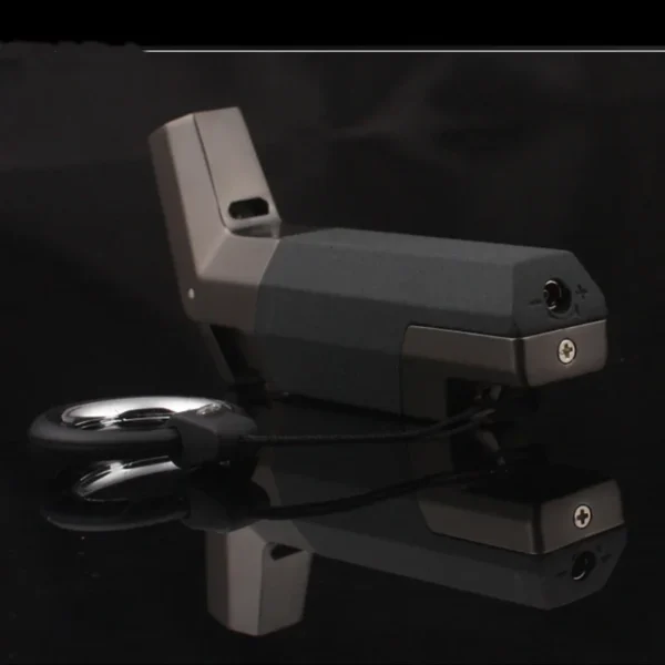 Windproof Portable Turbine Spray Gun Butane Lighter , Key Ring, Cigar Cigarette Accessories, Outdoor Gadgets, Men's Gift